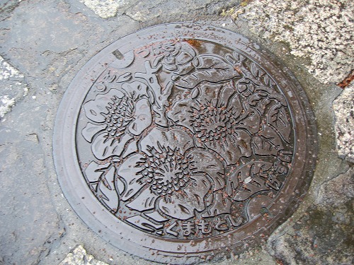 熊本市のマンホールの蓋1
