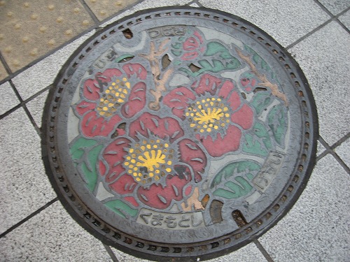 熊本市のマンホールの蓋2