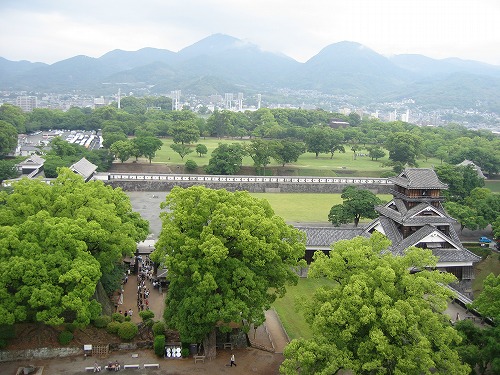天守閣からの眺め