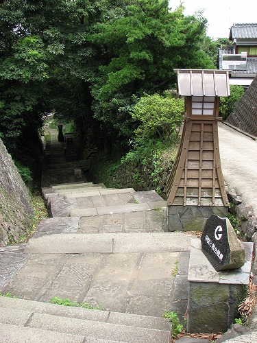 鏡川町の石段1