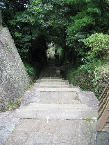 鏡川町の石段10