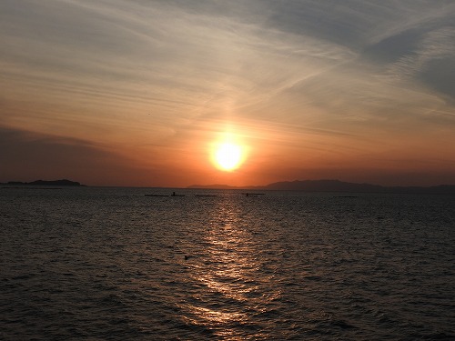 小浜の夕陽19