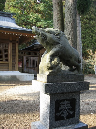 和気神社の猪5