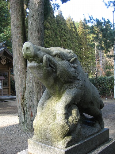 和気神社の猪6