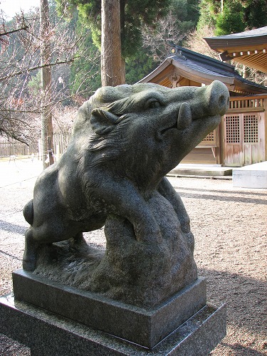 和気神社の猪17