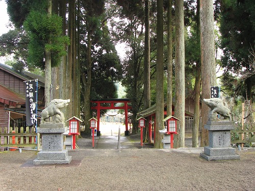 和気神社の猪1