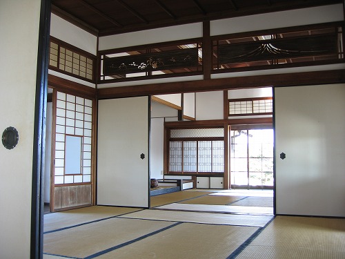一松邸欄間1
