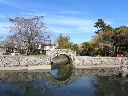 伊美別宮社の石橋1